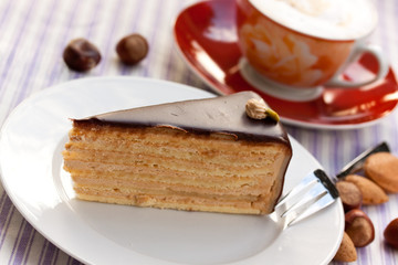 Nuss-Nougat Torte,Cappuccino