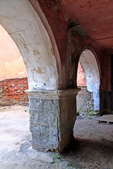 Fototapeta premium old destroyed building