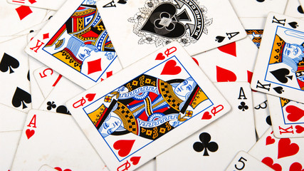 Playing cards texture