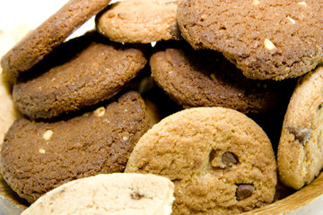 Cookie on isolated white Background