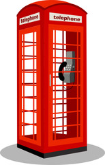 Obraz premium british red phone