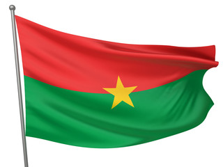 Obraz premium Burkina Faso National Flag