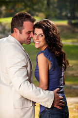 Fototapeta premium Happy Couple Flirt