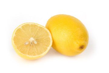 Lemos on white background