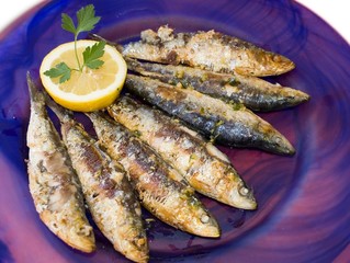 Cokked sardines