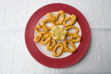 calamary with vegetables