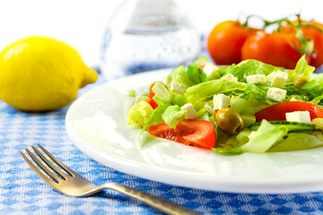 Bunter griechischer Salat