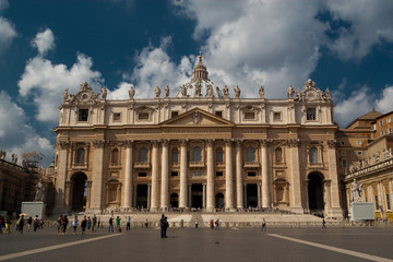 Fototapeta na wymiar Świątynia świętego Piotra, Watykan
