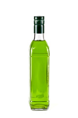 Bottle green, isolated