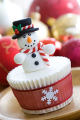 Christmas cupcake