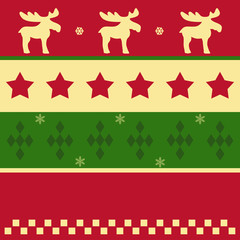 Weihnachtliche Streifen