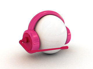 3D Headphone Character
