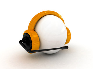 3D Headphone Character