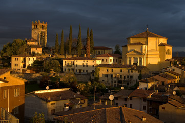 Tramonto a Castelnuovo del Garda