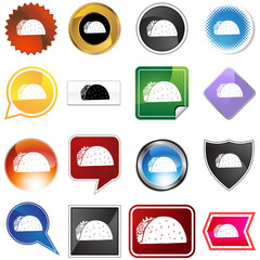 taco icon set