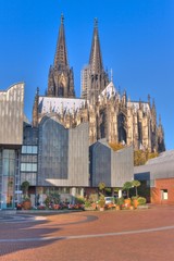 K&ouml;lner Dom, Philharmonie, Heinrich-B&ouml;ll-Platz