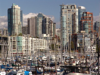 Fototapeta Yachthafen in Vancouver obraz