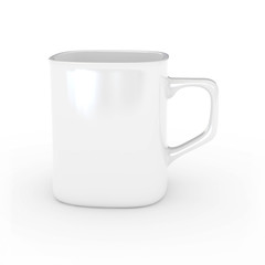 white cup