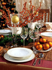 Christmas table