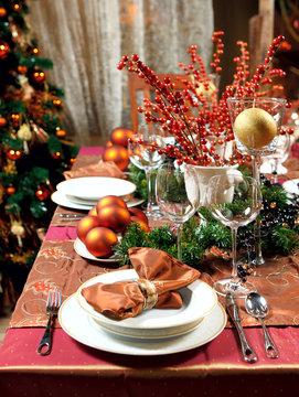 Christmas table