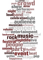 Concert - Abstract word wallpaper