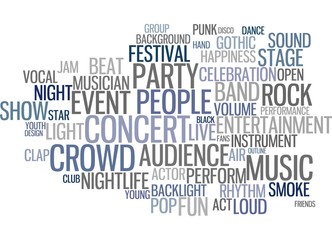 Concert - Abstract word wallpaper