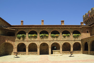 Courtyard of castle