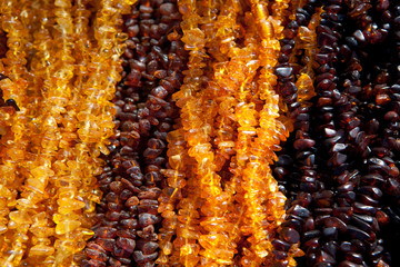 Amber beads