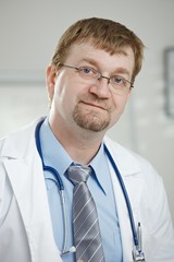 Portrait of male doctor