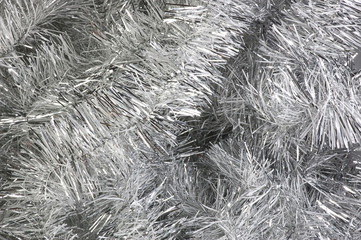 silver garland background