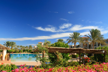 Tropical hotel. Egypt, Sharm al-Sheikh