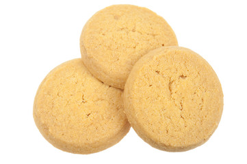 Butter cookies isolated