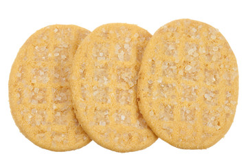 sugar waffles isolated