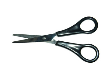 Ciseaux  noir ouvert
