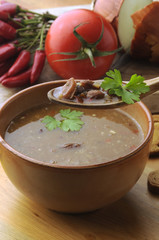 Zuppa di fagioli piccante