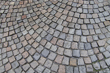 perfekter Kopfsteinpflaster