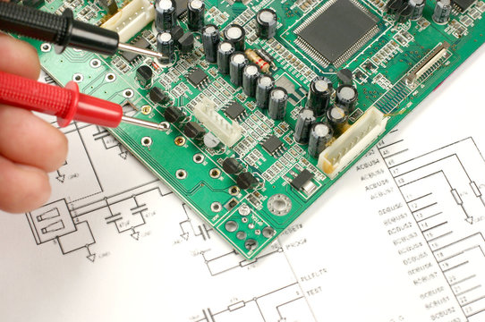 printed circuit board and electronic scheme