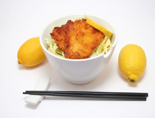 Schnitzel mit Salat