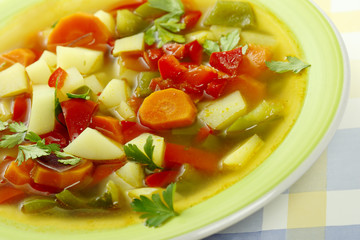 Diet vegetable soup
