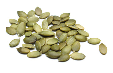 Pumpkin seed isolated on white background
