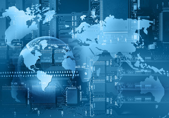 Best Internet Concept of global business from series