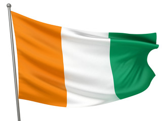 Cote d'Ivoire National Flag