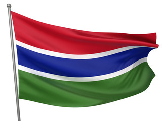 Gambia National Flag