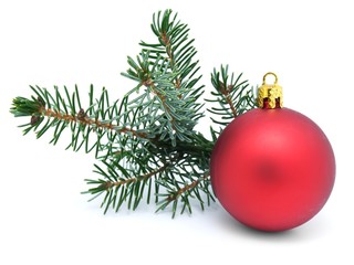Decorating of a Christmas tree