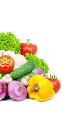Fototapeta na wymiar Assorted fresh vegetables