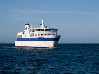 Fototapeta na wymiar Medium size Ferry Boat