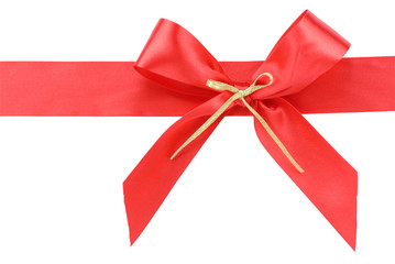 Red Gift Ribbon Bow