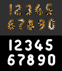 tiger style figures