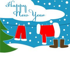 Funny Christmas background