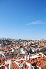 Cityscape of Lisbon in Portugal